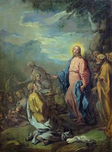 1733年以前の5千人の給餌 作： Carle van Loo